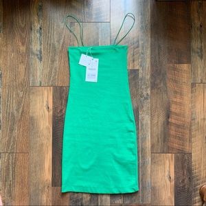 NWT ZARA Green Dress Size medium